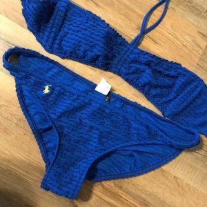 Ralph Lauren swimsuit M top L bottoms!